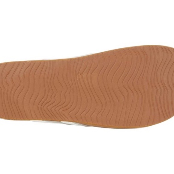 Reef Spring Joy Womens Flip Flops Size 11 White Tan Sandals - Picture 7 of 9